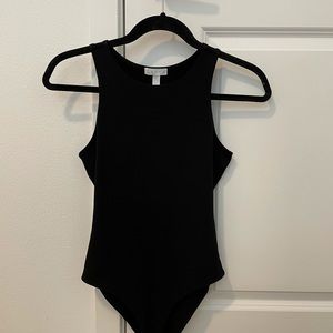 Leith Black Clasp Bodysuit